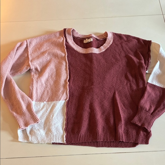 Yes Lola Patchwork Sweater - Picture 1 of 3